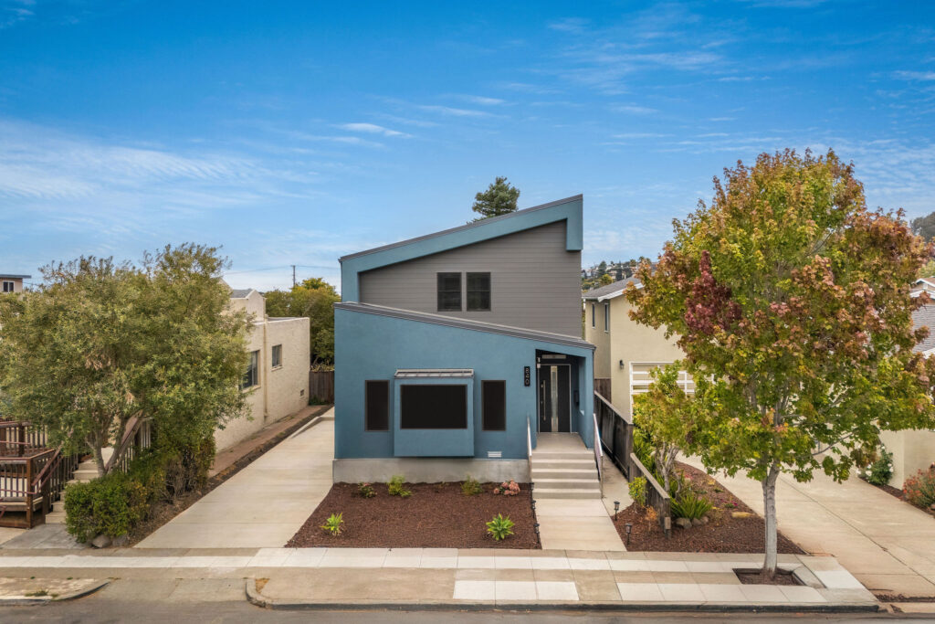 Masonic Ave home addition finished exterior