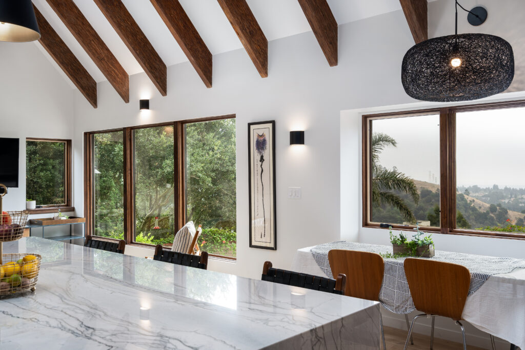 Custom whole-home remodel kitchen with high-end finishes