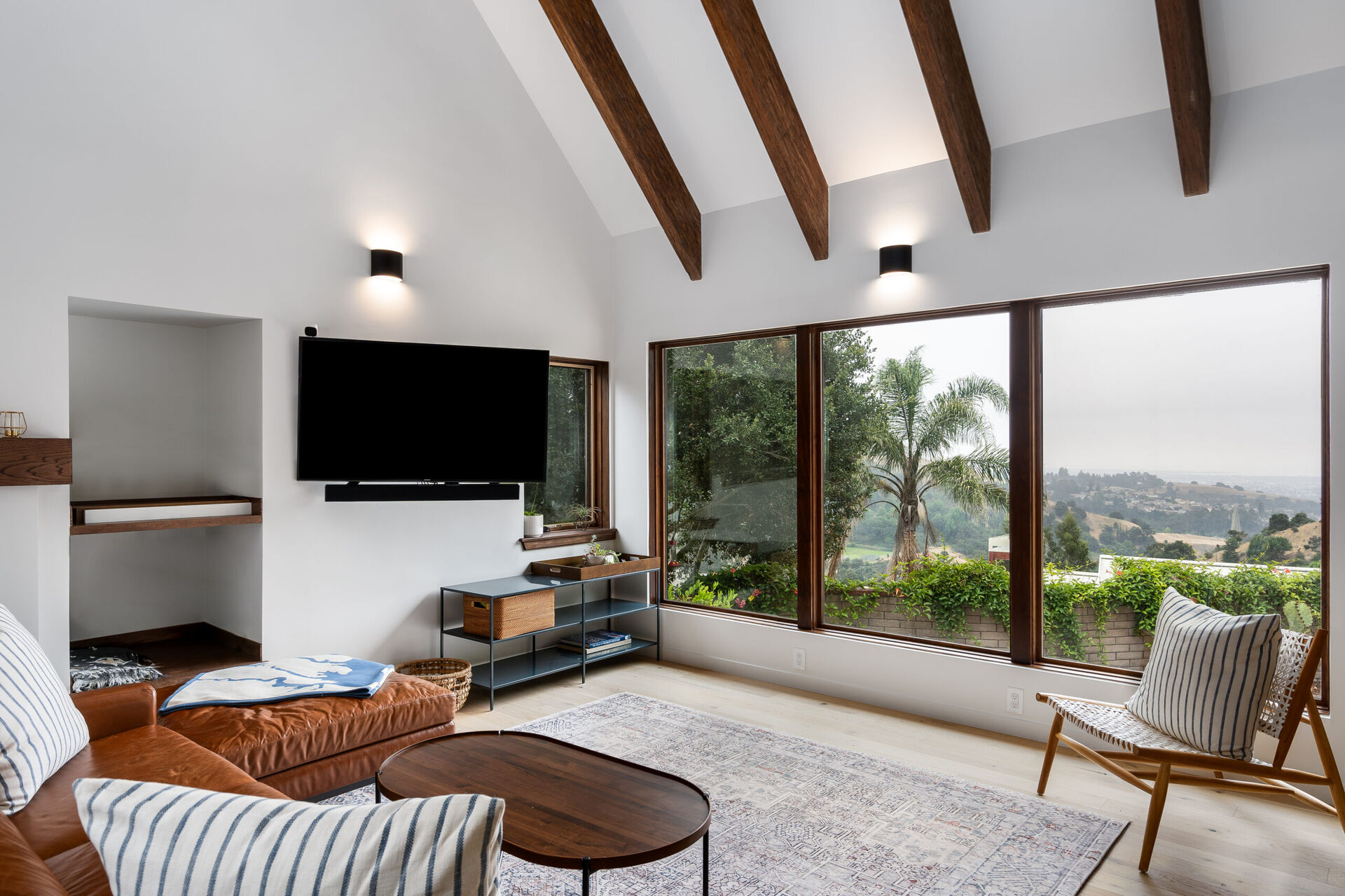 Permitting & planning — finished modern living room